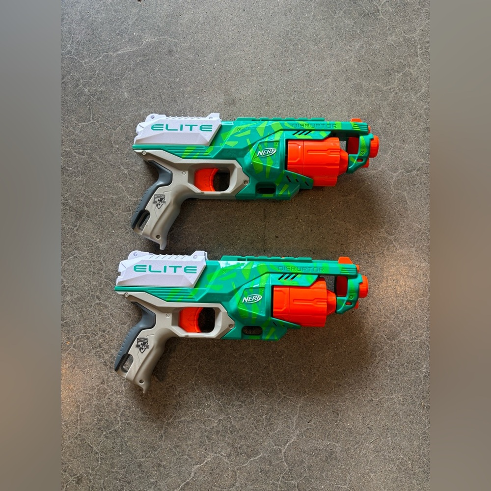 2-PACK Elite Disruptor Dart Blaster - Dynamic Green